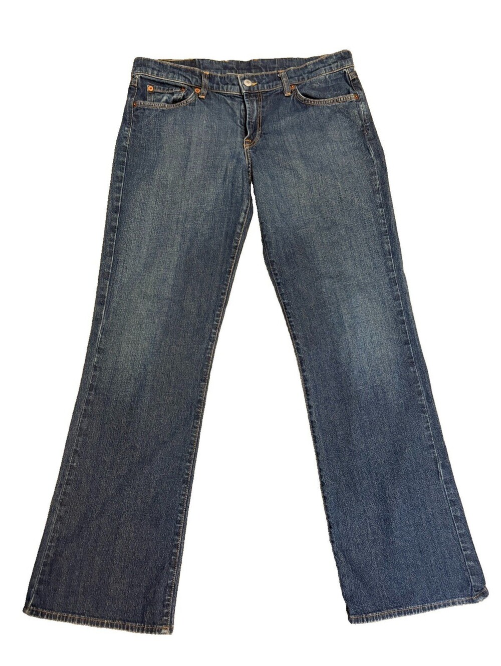 Lucky Brand Jeans Womens 12/31 Blue Stretch Denim Bootcut USA
